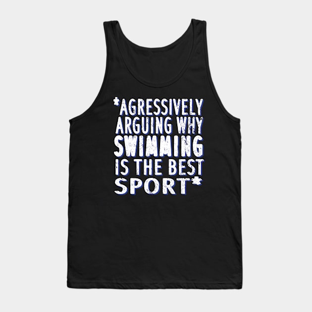 Lifeguard saying sport breaststroke Tank Top by FindYourFavouriteDesign